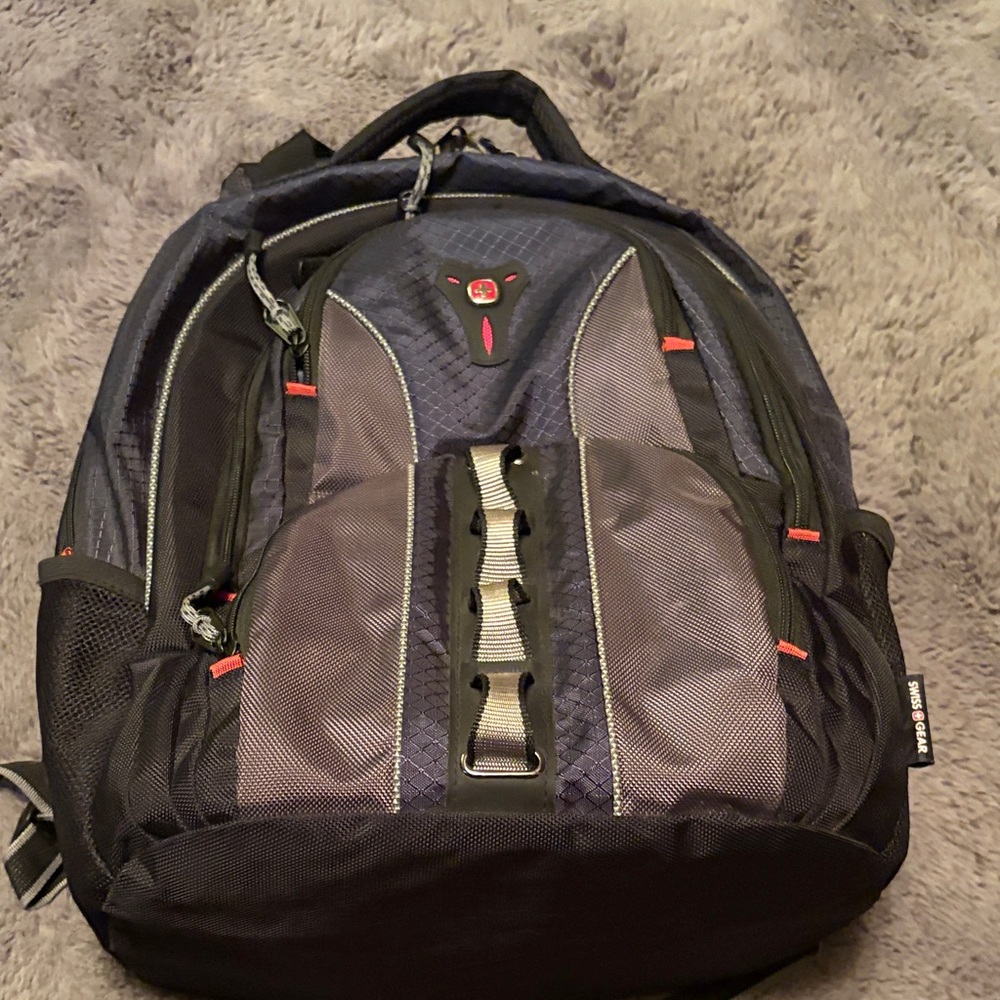 Stylish Black and Gray Backpack